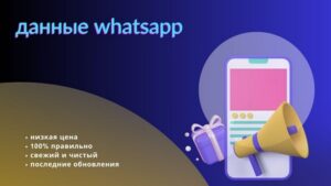 данные whatsapp