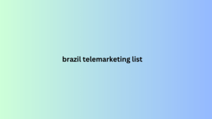 brazil telemarketing list