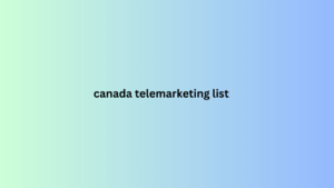 canada telemarketing list