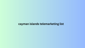 cayman islands telemarketing list