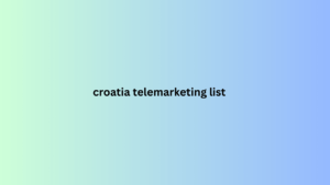  croatia telemarketing list