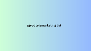 egypt telemarketing list