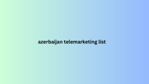 azerbaijan telemarketing list